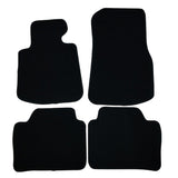 13-18 BMW F32 4 Series Floor Mats Carpet Front & Rear Black 4PC - Nylon