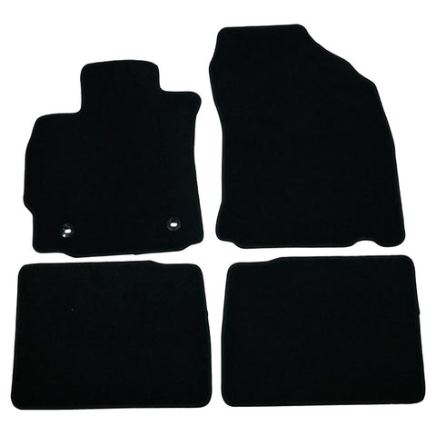 11-13 Scion TC Floor Mats Carpet Front & Rear Black 4PC - Nylon