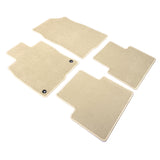 16-21 Honda Civic Car Floor Mats Liner Front Rear - Nylon Beige Carpets 4PCS