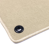 16-21 Honda Civic Car Floor Mats Liner Front Rear - Nylon Beige Carpets 4PCS