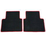 16-18 Honda Civic Sedan OE Factory Fit Mugen Floor Mats Black W/ Gray Stripe