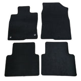 16-18 Honda Civic 4DR Sedan Floor Mats Carpet Front & Rear Black 4PC -Nylon