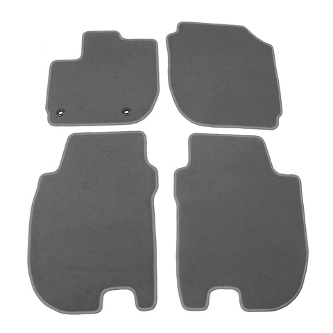 15-18 Honda Fit Car Floor Mats Liner Front Rear Nylon Grey Carpets 4PCS