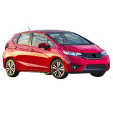 15-18 Honda Fit Car Floor Mats Liner Front Rear Nylon Red Carpets 4PCS
