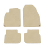 03-11 Saab 9-3 Car Floor Mats Liner Front Rear Nylon Beige Carpets 4PCS