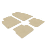 03-11 Saab 9-3 Car Floor Mats Liner Front Rear Nylon Beige Carpets 4PCS