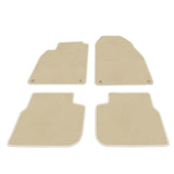 03-11 Saab 9-3 Car Floor Mats Liner Front Rear Nylon Beige Carpets 4PCS