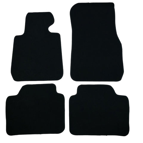 12-18 BMW F30 3 Series Sedan Floor Mats Front & Rear Black 4PC -Nylon