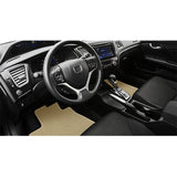 13-17 Honda Accord 4DR Floor Mats Liner Front Rear Nylon Beige Carpets 4PCS