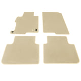 13-17 Honda Accord 4DR Floor Mats Liner Front Rear Nylon Beige Carpets 4PCS