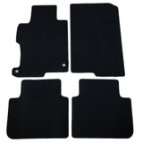 13-17 Honda Accord Floor Mats Carpet Front & Rear Black 4PC - Nylon