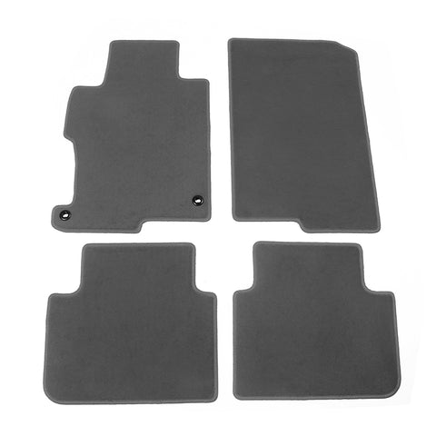 13-17 Honda Accord 4DR Floor Mats Liner Front Rear Nylon Grey Carpets 4PCS