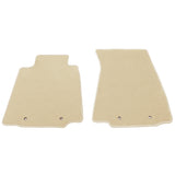 09-20 Nissan 370Z Car Auto Floor Mats Liner Front Nylon Beige Carpets 2PCS