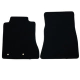 15-18 Ford Mustang Black Nylon Front Floor Mats Carpets 2PC