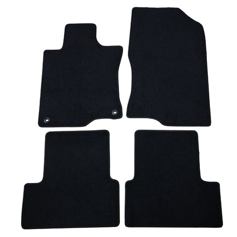 09-14 Acura TSX Black Nylon Front Rear Floor Mats Carpets 4PC