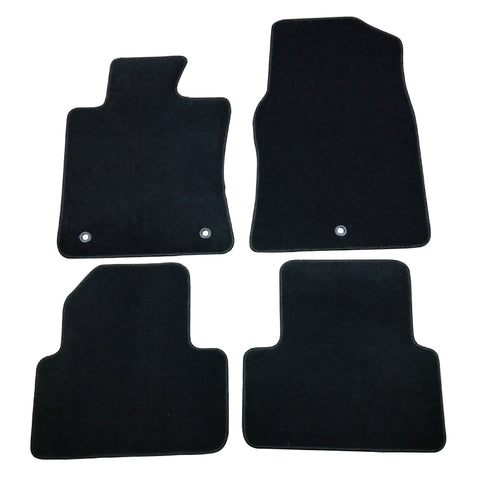 09-14 Acura TL Black Nylon Front Rear Floor Mats Carpets 4PC