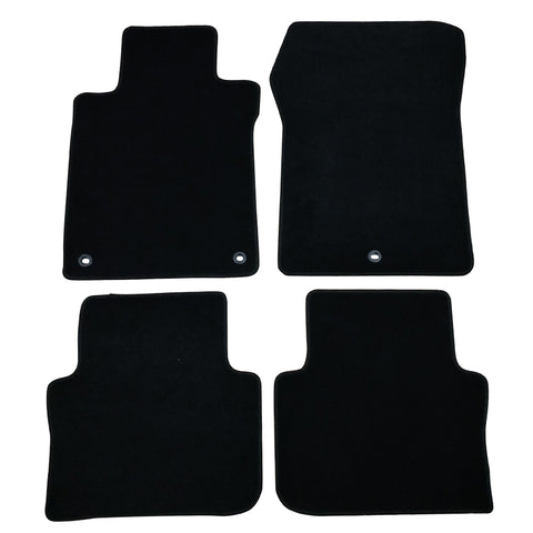 15-17 Acura TLX Black Nylon Front Rear Floor Mats Carpets 4PC