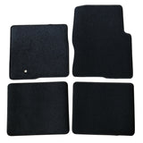 09-14 Ford F150 Crew Cab Black Nylon Front Rear Floor Mats Carpets 4PC
