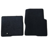 09-14 Ford F150 Crew Cab Black Nylon Front Rear Floor Mats Carpets 4PC