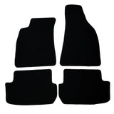 02-04 Audi A4 Black Nylon Front Rear Floor Mats Carpets 4PC