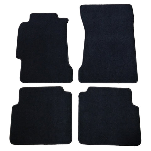 97-99 Acura CL Black Nylon Front Rear Floor Mats Carpets 4PC