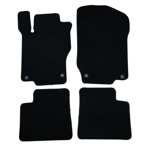 06-12 Mercedes GL-Class Black Nylon Front Rear Floor Mats Carpets 4PC