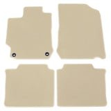 12-17 Toyota Camry Car Floor Mats Liner Front Rear Nylon Beige Carpets 4PCS