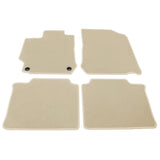 12-17 Toyota Camry Car Floor Mats Liner Front Rear Nylon Beige Carpets 4PCS