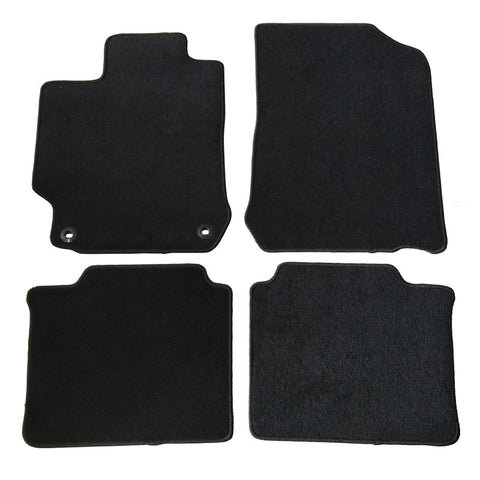 12-17 Toyota Camry Black Nylon Floor Front Rear Mats Carpets 4PC