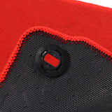 12-17 Toyota Camry Car Floor Mats Liner Front Rear Nylon Red Carpets 4PCS