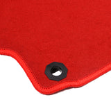 12-17 Toyota Camry Car Floor Mats Liner Front Rear Nylon Red Carpets 4PCS