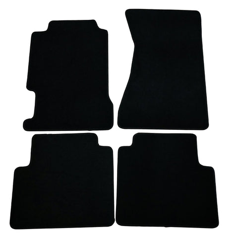 98 Acura TL Black Nylon Front Rear 4PC Floor Mats Carpets