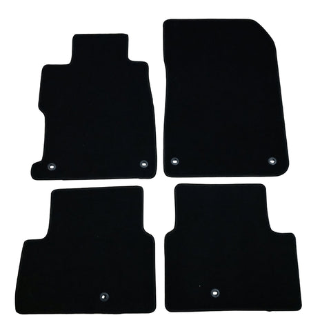 13-17 Acura ILX Black Nylon Front Rear Floor Mats Carpets 4PC