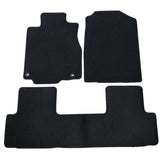 12-16 Honda CRV Black Nylon Front Rear Floor Mats Carpets 3PC