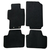 04-08 Acura TSX Black Nylon Front Rear Floor Mats Carpets 4PC