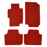 04-08 Acura TSX Car Floor Mats Liner Front Rear Nylon Red Carpets 4PCS