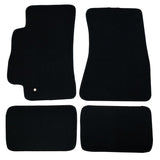 93-98 Toyota Supra Black Nylon Floor Mats Carpets