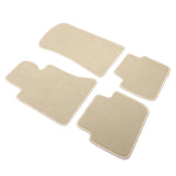 98-06 BMW E46 3-Series Floor Mats Liner Front Rear - Nylon Beige Carpets 4PCS