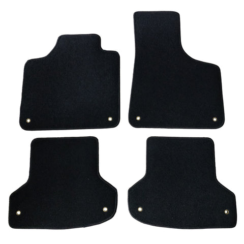 06-13 Audi A3 Black Nylon Floor Mats Carpets