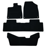 14-16 Acura MDX Black Nylon Floor Mats Carpets