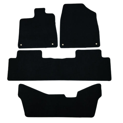 14-16 Acura MDX Black Nylon Floor Mats Carpets