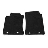 11-14 Toyota Tacoma Xtra Cab Floormats Black 4 Pieces Nylon