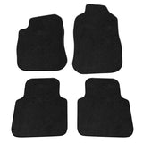 00-02 Saturn LS-Series 4 Door Floor mats Black 4 Pieces Nylon