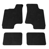 98-02 Saturn S-Series 5 Door Floor mats Black 4 Pieces Nylon