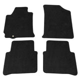 07-12 Nissan Altima 4 Door Floor mats Black 4 Pieces Nylon