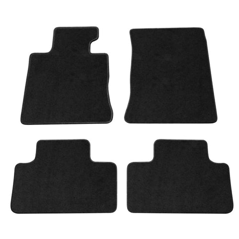 10-16 Hyundai Genesis Coupe Floor mats Black 4 Pieces Nylon
