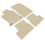 12-13 Honda Civic Coupe Floor Mats Liner Front Rear Nylon Beige Carpets 4PC