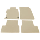 12-13 Honda Civic Coupe Floor Mats Liner Front Rear Nylon Beige Carpets 4PC