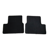 12-13 Honda Civic Coupe Black Nylon Floor Mats Carpets