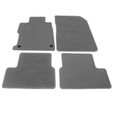 12-13 Honda Civic Coupe Floor Mats Liner Front Rear Nylon Grey Carpets 4PC